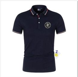 Popular Designer polo shirt Summer men shirts Embroidered letters Luxury Men's Casual polo shirt Business tee England Style Shirts trace classmate tall grapestone 4