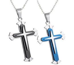 Collana cristiana in acciaio inossidabile per uomini collane di preghiera di Gesù Signore dono religioso per i ragazzi all'ingrosso Price9908878