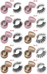 False Lashes 50 Pairs Dramatic Mink Eyelashes Bulk Natural Long Full Strip Luxury Eyelashes Make Up Beauty Long 3D Mink Lashes1597508