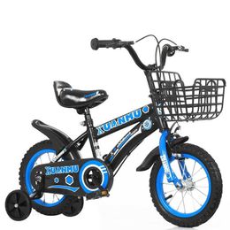 Bikes Ride-Ons Children Bicycle Boys 2-3-4-5-6-7-8-9-10 Years Old Small Kids Bicycles Middle and Large Baby Bike with Auxiliary Wheels Y240527