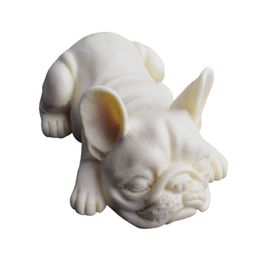 3D Cute Lovely Dogs Mousse Cake Mould Bulldog Ice Cream Silicone Baking Gumpaste Tools Dessert Moulds For Cake Decoration K699 210225 327Z