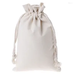 Storage Bags Cotton Stuff Bag Drawstring Pouch Laundry Clothes Finishing Luggage