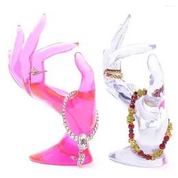 Decorative Plates Hand Bangle Watch Jewelry Display Stand Ok Model Art Supply Bracelet Ring Holder