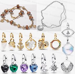 fashion hot sales 925 sterling silver charm bracelets for women designer Jewellery fit Pandoras ME Five Openable Link Chain Bracelet Medallion Charm gift