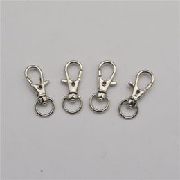 100Pcs 32mm Lobster Clasp Metal Connector Jewelry Swivel Clasps Keychain Parts Bag Accessories Diy Jewelry Making Accessories 255f