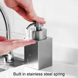 Liquid Soap Dispenser Stainless Steel Practical Refillable Pump Bottles Fast Foam Convenient For Hand Cream