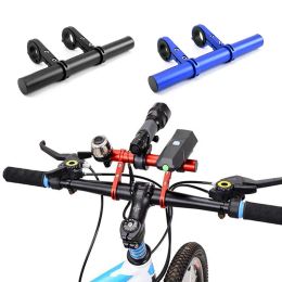 Bicycle Handlebar Bracket Extended Bike Headlight Mount Bar Computer Holder Lantern Lamp Support Rack Alloy Fibre Stand