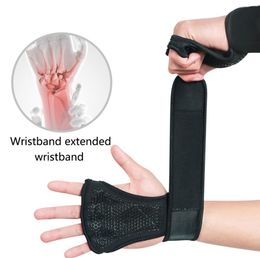 2019 Weight Lifting Ventilated Gloves with BuiltIn Wrist Wraps Full Palm Protection Extra Grip Great for Pull Ups Weightlifti9255605