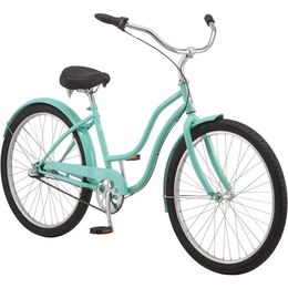 Bikes Ride-Ons Adult Beach Cruiser Bike 17-Inch Steel Frame Wide Wheels for Stability Rear Coaster Brakes Multiple Speed Options7-speed Y240527