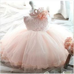 Girl Dresses Born Baby Girls Christening Gown Kids Party Dress For Wedding Puffy 1 Year Birthday Outfits Baptism Clothes Little