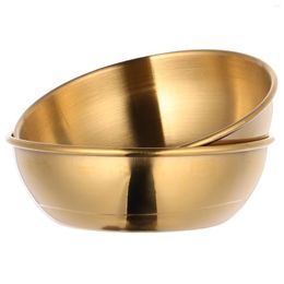 Plates Seasoning Dish Appetizer Serving Trays Condiment Decorate Round Dishes Bowls Sushi Dipping Stainless Steel Sauce Servers