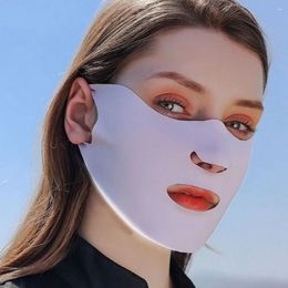 Scarves Hiking Face For Women Sun UV Protection Summer Sunscreen Veil Silk Scarf Anti-uv Cover Mask