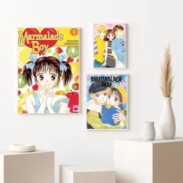 1pc Japanese Classic Anime Marmalade Boy Self-adhesive Art Poster Waterproof Paper Sticker Coffee House Bar Room Wall Decor