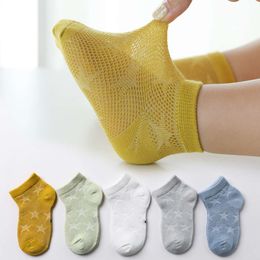 5Pairs/lot Summer Cotton 3D Cartoon Animal Kids Girls Mesh Cute Newborn Boy Toddler Socks Baby