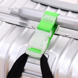 Bag Parts & Accessories Luggage Suitcase Bags Hang Buckle Portable Travel Hanging Belt Anti-lost Clip Add-a-Bag Strap For 167j