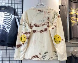 Men039s TShirts 2022ss Long Sleeve Tie Dye KAPITAL T Shirt Men Women Quality Oversized Tee Tops Mens Clothing3647657