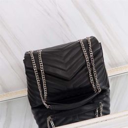 women handbags sheepskin genuine leather lady purses chain strap fashion totes shoulder handbag LOU ladies purse bag 3112