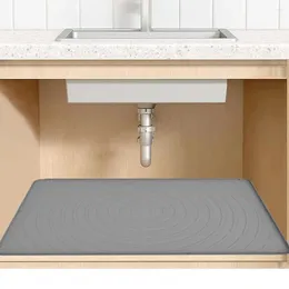 Table Mats Easy To Clean Under-sink Mat Waterproof With Anti-slip Silicone Shelf Liner Drip Tray For Kitchen