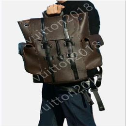 women School Backpacks Classic men Leather Backpack Duffel Bags man Satchel Shoulder bag lady Handbags 332N