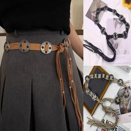 Belts Jeans And Skirt Decoration Ethnic Style Waist Chain Fashion Retro Women's Belt Versatile Clothing Ornament Waistband