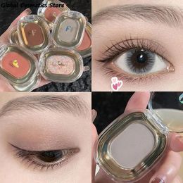 Rose Brown Monochrome Eyeshadow Palette 9 Colors Matte Grey Glitter Shadow Contouring Powder Pigment Eye Primer Beauty Makeup 240527