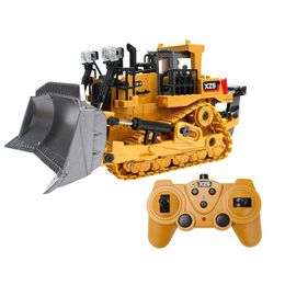 Diecast Model Cars 1/18 RC excavator remote control vehicle 2.4G wireless control vehicle Caterpillar tractor model engineering construction toy S2452722