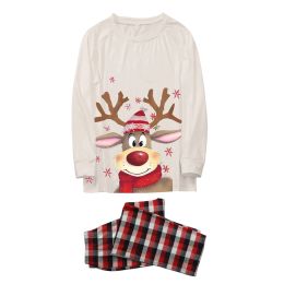 Christmas Pyjamas Set Deer Mother Father Kids Baby Xmas Family Matching Outfits 2023 Christmas Pyjamas Family Look Clothes