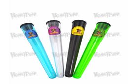 Premium Plastic King Size Tube Doob 115 MM Vial Waterproof Airtight Smell Proof Odor Cigarette Solid Smoking Storage Sealing Conta2588694