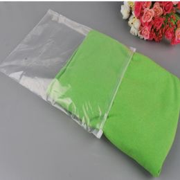 Customize logo Clear Plastic Storage Bag Zipper Seal Travel Bags Zip Lock Valve Slide Seal Packing Pouch For Cosmetic Clothing 277O