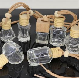 Car perfume bottle pendant Diffusers ornament air freshener for essential oils diffuser fragrance empty glass bottles container6630752
