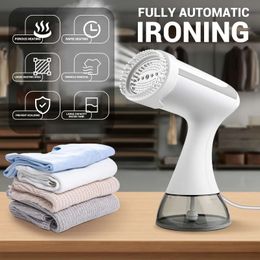 Garment Steamer Handheld Hanging Steam Cleaner 1500W Portable Fabric Wrinkles Remover Clothing Iron Quick Heat for Home Travel 240528