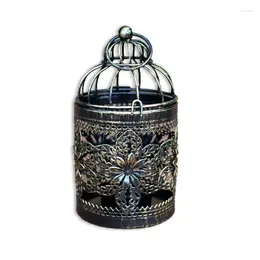 Candle Holders Hollow Tealight Candlestick Hanging Lantern Vintage Bird Cage Holder Wedding Party Home Decor Wholesales