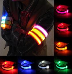 LED Arm bands Lighting Armbands Leg Safety Bands for CyclingSkatingPartyShooting 7 Colours 8358912