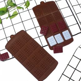 Baking Moulds 1PCS Silicone Mold 12 Cells Chocolate Fondant Patisserie Candy Bar Mould Cake Mode Decoration Kitchen Accessories