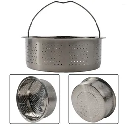 Double Boilers Get Perfectly Steamed Veggies And More With This Stainless Steel Pot Basket Set Ideal For Pressure Cookers!