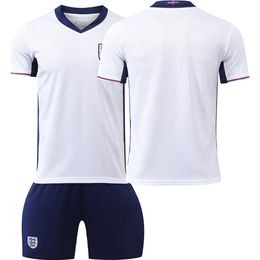 Wysokiej jakości set koszulki piłkarskiej i dorosłych w piłce nożnej i dorosłej koszulce dla dorosłych, zestaw drużynowej Anglii, garnitur w piłce nożnej