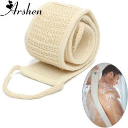 Bath Tools Accessories Arshen Natural Soft Exfoliating Loofah Bath Shower Unisex Massage Spa Scrubber Sponge Back Strap Body Skin Health Cleaning Tool z240528