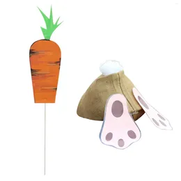 Garden Decorations To Make Shoes Fit Tighter Easter Carrot Decoration Hole Insert In Windmill Solar Lights