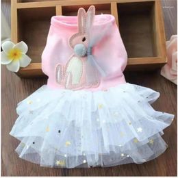 Dog Apparel Summer Skirt Easter Pet Dresses Princess Dress For Wedding Party Small Clothes Chihuahua Cat Puppy Costume