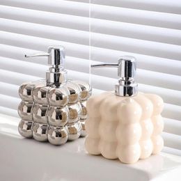 Liquid Soap Dispenser Creative Ceramics Press Style Lotion Bottle Bathroom Shampoo Shower Gel Household Hand Sanitizer Separate ZD247