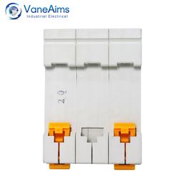 1P 2P 3P 4P AC Mini Circuit Breaker VaneAims PV Solar Air Switch 6-63A AC400V Din Rail Mounting MCB for Photovoltaic System