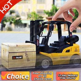 Diecast Model Cars Metal alloy forklift alloy engineering tractor toy die-casting construction toy truck excavator S2452722