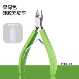 Stainless steel silicone dead skin scissors for hand care, removing dead skin, barbed nail groove, eagle nose pliers, nail art tools, dead skin pliers