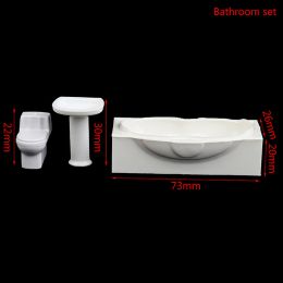 1:12 Scale Dollhouse Miniature Bathroom Bath Shower Head Furniture Scene Pretend Play Model Toy for Doll House Decor Accessories