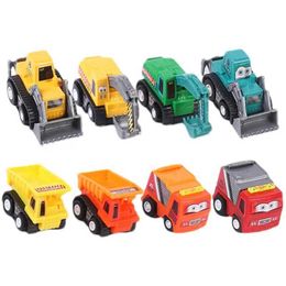 Diecast Model Cars Excavator Toy Collection Mini Construction Truck Mini Car Excavator Crane Dump Truck Childrens Birthday Party Discount S5452700