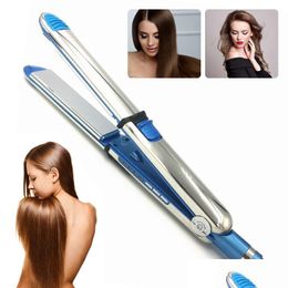 Hair Straighteners 3/4 Professional Women Fast Iron Flat Nano Titanium 450F Temperature Plate Eu/Us Plug Styling Tool Drop Delivery Dh7Kn