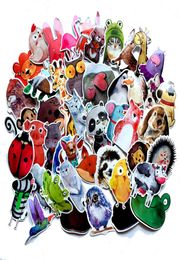 5 Sets250PCS New Watercolour Stickers Computer Car Refrigerator Waterproof Stickers6095029