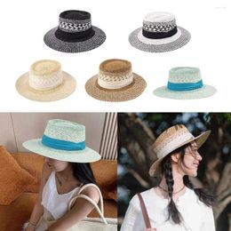 Wide Brim Hats Sun Hat Fashion UV Protection Bucket Panama Cap Straw Travel