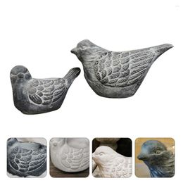 Candle Holders 2Pcs Animal Shaped Adornment Decorative Candleholders For Garden (Random Color)
