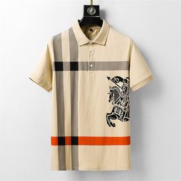 mens polo shirt designer polos shirts for man fashion focus embroidery snake garter little bees printing pattern clothes clothing tee black and white mens t shirtP29